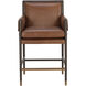 Mauti 38.75 inch Brown / Shalimar Tobacco Leather Counter Stool